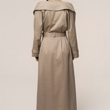 Stone Soft Authority Trench Coat