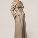 Stone Soft Authority Trench Coat