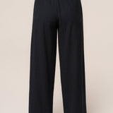 Black Marina Two-Piece Pant Set