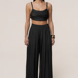 Black Sofie Braided Top