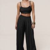 Black Sofie Braided Top