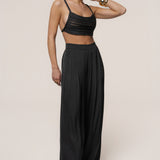 Black Sofie Braided Top