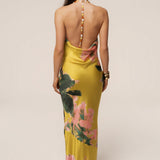 Yellow Print Bethani Maxi Dress