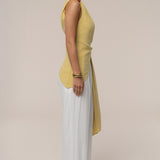 Yellow Palmera One Shoulder Top