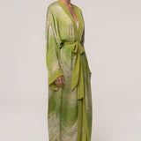 Green Bahía Satin Duster