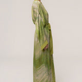 Green Bahía Satin Duster