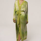 Green Bahía Satin Duster