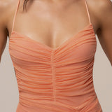 Peach Sunshine Coast Maxi Dress
