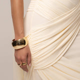 Ivory Divine Drape Mesh Skirt Set
