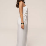 Ivory Heatwave Strapless Maxi Dress