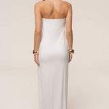 Ivory Heatwave Strapless Maxi Dress