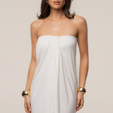 Ivory Heatwave Strapless Maxi Dress
