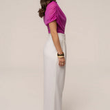 Magenta Marcella Ruched Top