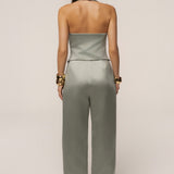 Sage City Nights Satin Trouser