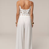 White Anahi Embroidered Top