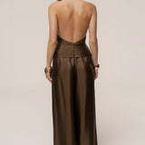Olive Accent Jumpsuit