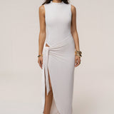 Ivory Aubree Midi Dress