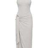 Ivory Aubree Midi Dress
