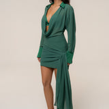 Green Midnight Confidence Mini Dress
