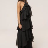 Black Head In The Clouds Maxi Dress