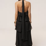 Black Head In The Clouds Maxi Dress