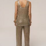 Sage High Seas Sequin Pant