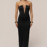 Black Midnight Illusion Maxi Gown