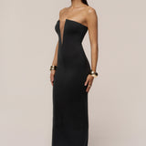 Black Midnight Illusion Maxi Gown
