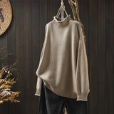 N&L - Relaxed Mock Neck Knit Sweater Ruth