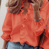 N&L - Elegant Long Sleeve Blouse Maren