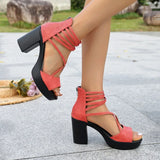 Celeste Strappy Block Heel