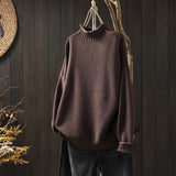 N&L - Relaxed Mock Neck Knit Sweater Ruth