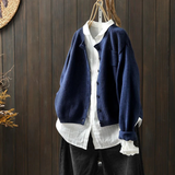 N&L - Soft Button-Front Knit Cardigan Evelyn