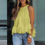 N&L - Textured Ruffle Blouse Karianne