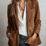 Women’s Vintage Brown Blazer