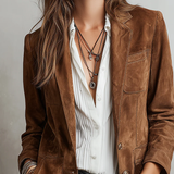 Women’s Vintage Brown Blazer