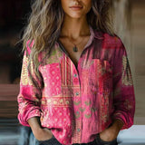 N&L - Retro Floral Print Blouse Nanna