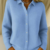 P|H - Collared Waffle Knit Sweater Dorothy