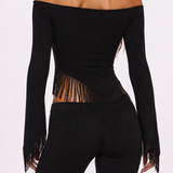 Rodeo Muse Fringe Top