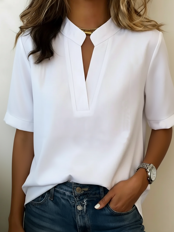 N&L - Chic V-Neck Blouse Margaux
