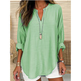 N&L - Chic V-Neck Blouse Alicia