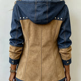 N&L- Hooded Colorblock Zip Jacket Eleanor