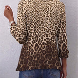 Navara | Leopard Print Ruffled Jacket